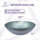 ANZZI Posh Series Deco-Glass Vessel Sink