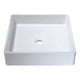 LS-AZ602 - ANZZI Passage 1-Piece Solid Surface Vessel Sink with Pop Up Drain in Matte White