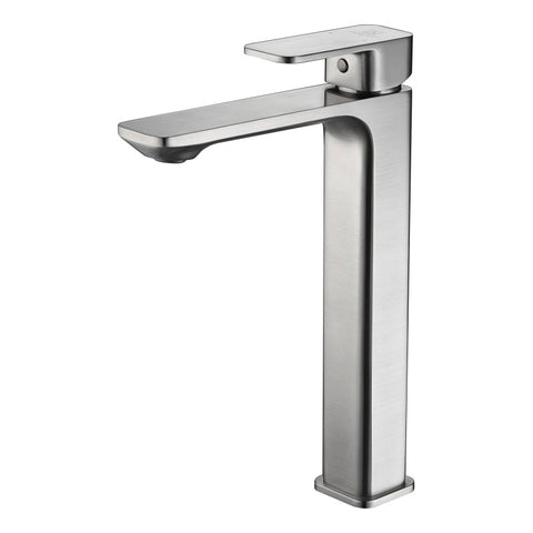 L-AZ103BN - ANZZI Vibra Single Hole Single-Handle Bathroom Sink Faucet-Brushed Nickel