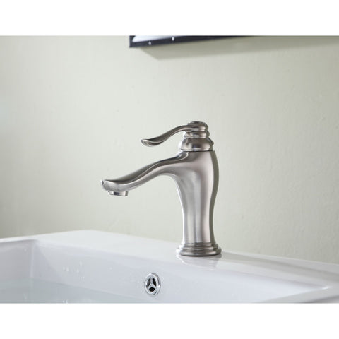 L-AZ104BN - ANZZI Anfore Single Hole Single Handle Bathroom Faucet in Brushed Nickel