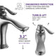 ANZZI Anfore Single Hole Single Handle Bathroom Faucet