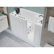 AMZ5326RWD - ANZZI 53 - 60 in. x 26 in. Right Drain Air and Whirlpool Jetted Walk-in Tub in White