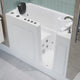 53 - 60 in. x 26 in. Right Drain Air and Whirlpool Jetted Walk-in Tub in White