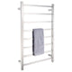 ANZZI Bell 8-Bar Stainless Steel Wall Mounted Electric Towel Warmer Rack