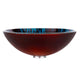 ANZZI Belissima Round Glass Vessel Bathroom Sink