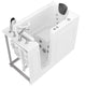 53 - 60 in. x 26 in. Left Drain Air and Whirlpool Jetted Walk-in Tub in White
