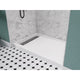 SB-AZ103L - ANZZI ALEXANDER 48 in. x 32 in. Left Drain Shower Base in White