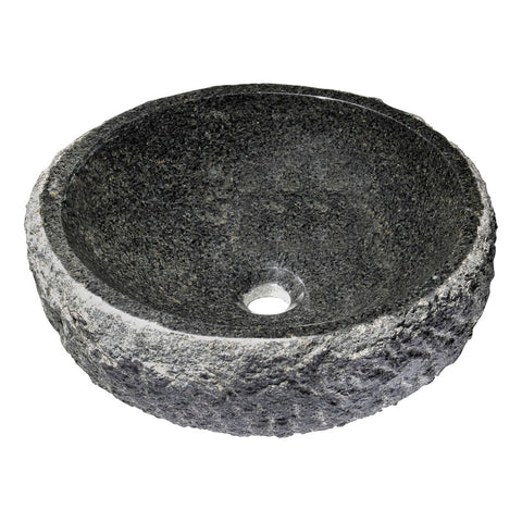 LS-AZ144 - ANZZI Dragons Ash Vessel Sink in Mandy Black