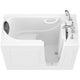 AMZ2653RWS-CP - ANZZI 53 - 60 in. x 26 in. Right Drain Soaking Walk-in Tub in White