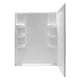 SW-AZ8072-R - ANZZI 60 in. x 36 in. x 74 in. 2-piece DIY Friendly Corner Shower Surround in White