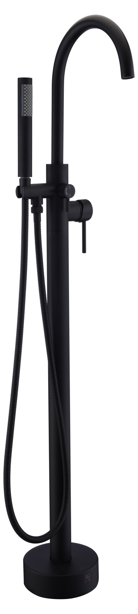 Coral Series 2-Handle Freestanding Tub Faucet with 60 in. Euro-Grip Hand Sprayer in Oil Rubbed Bronze