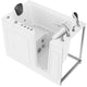 30 in. x 53 in. Right Drain Quick Fill Walk-In Whirlpool and Air Tub with Powered Fast Drain in White