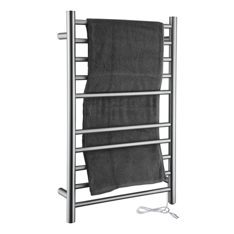 ANZZI Bali Series 10-Bar Stainless Steel Wall Mounted Towel Warmer