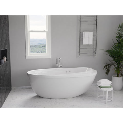 FT-AZ202 - ANZZI Leni 5.9 ft. Jetted Whirlpool Tub with Reversible Drain in White