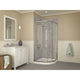 SB-AZ006WN - ANZZI Eternity Series 38 in. x 38 in. Shower Base in White