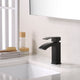 Revere Series Single Hole Single-Handle Low-Arc Bathroom Faucet in Matte Black