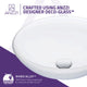 ANZZI Warika Series Vessel Sink in White