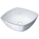 ANZZI Deux Series Ceramic Vessel Sink in White