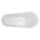 ANZZI 5.58 ft. Freestanding Bathtub in White