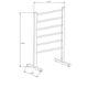 TW-AZ102BN - Riposte Series 6-Bar Stainless Steel Floor Mounted Electric Towel Warmer Rack-Brushed Nickel