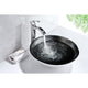 LS-AZ171 - ANZZI Stellar Series 17 in. Bathroom Vessel Sink with Scratch-Tough and Stain-Resistant Surface in Precious Storm Glass