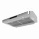 RH-AZ0376TSS - ANZZI ANZZI 30-Inch 600 CFM 4-Speed Stainless Steel Under Cabinet Convertible Residential Range Hood with LED Lamp