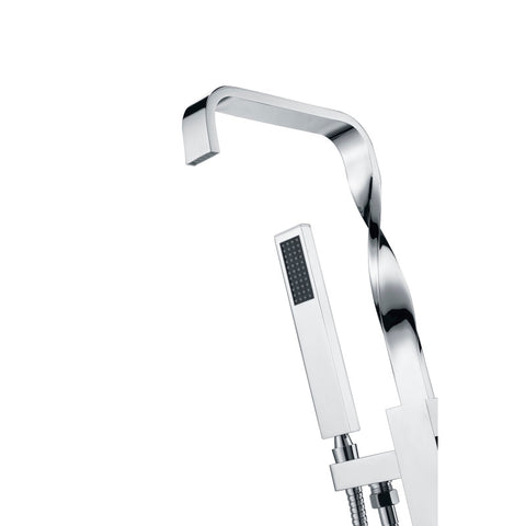 ANZZI Yosemite 2-Handle Claw Foot Tub Faucet with Hand Shower