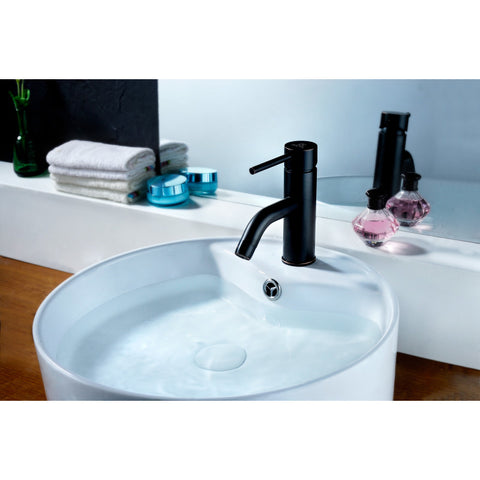 L-AZ030ORB - ANZZI Bravo Series Single Hole Single-Handle Low-Arc Bathroom Faucet in Oil Rubbed Bronze