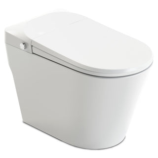 TL-STFF950WH - ANZZI ENVO Echo Elongated 1.28 GPF Smart Bidet Toilet in White with Auto Open, Auto Close, Auto Flush, and Heated Seat