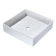 LS-AZ602 - ANZZI Passage 1-Piece Solid Surface Vessel Sink with Pop Up Drain in Matte White