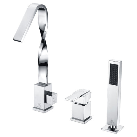 FR-AZ040CH - ANZZI Alamere Single-Handle Deck-Mount Roman Tub Faucet in Chrome