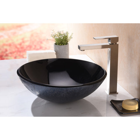 S270 - ANZZI Jonas Series Vessel Sink in Arctic Sheer