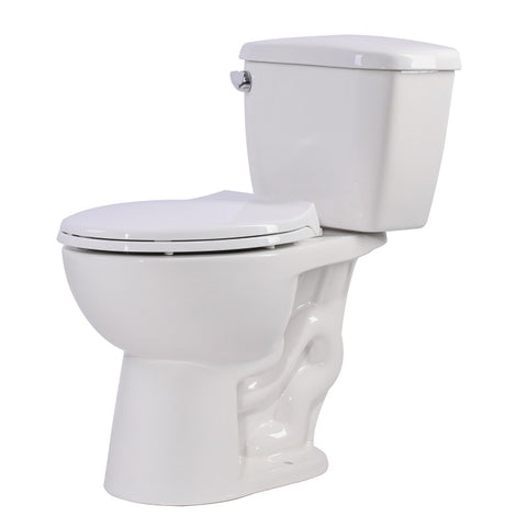 T1-AZ065 - ANZZI Talos 2-piece 1.28 GPF Single Flush Elongated Toilet in White