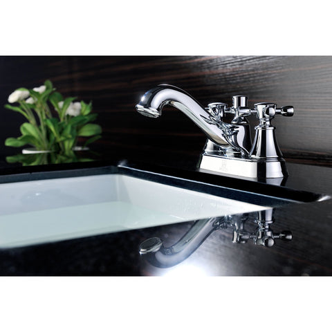 L-AZ006 - ANZZI Major Series 4 in. Centerset 2-Handle Mid-Arc Bathroom Faucet in Polished Chrome