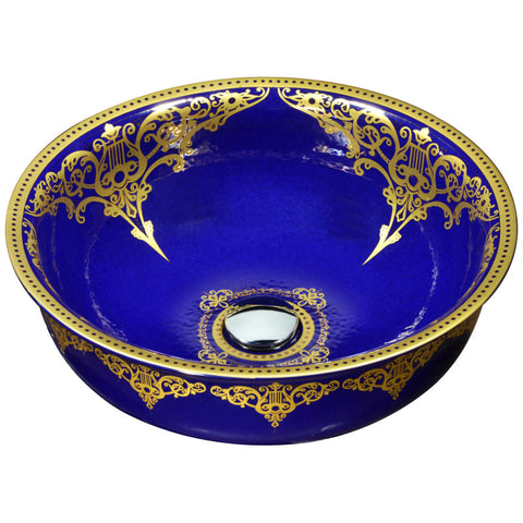 LS-AZ187 - ANZZI Scepter Series Vessel Sink in Royal Blue