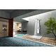 SP-AZ037 - ANZZI Vanzer Series 52 in. Full Body Shower Panel with Heavy Rain Shower and Body Jets and Spray Wand in Brushed Steel