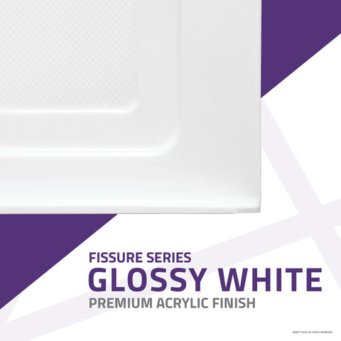 ANZZI Fissure Series 48 in. x 36 in. Shower Base in White