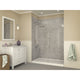 SB-AZ013WL - ANZZI Meadow Base Series 60 in. L x 32 in. W Alcove Shower Shower Pan Base with Reversible Drain in Glossy White Acrylic