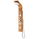 SP-AZ059 - ANZZI CRANE Series 60 in. 3-Jetted Full Body Shower Panel System with Heavy Rain Shower and Spray Wand in Natural Bamboo