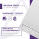 Meadow Base Series 60 in. L x 32 in. W Alcove Shower Shower Pan Base with Reversible Drain in Glossy White Acrylic