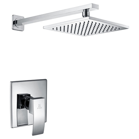 SH-AZ041 - ANZZI Viace Series 1-Spray 8 in. Fixed Showerhead in Polished Chrome