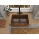 Cyprus Farmhouse Handmade Copper 33 in. 0-Hole Single Bowl Kitchen Sink in Polished Antique Copper