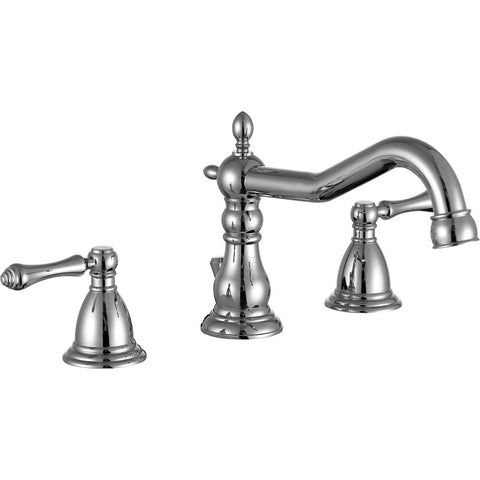 Highland 8 in. Widespread 2-Handle Bathroom Faucet in Polished Chrome