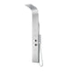 SP-AZ040 - ANZZI Praire Series 64 in. Full Body Shower Panel with Heavy Rain Shower and Body Jets and Spray Wand in Brushed Steel